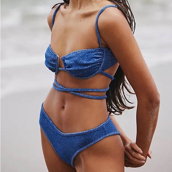 Montce Other - NWT Montce Sky Sparkle Simone Bikini Top & Lulu Bikini Bottoms